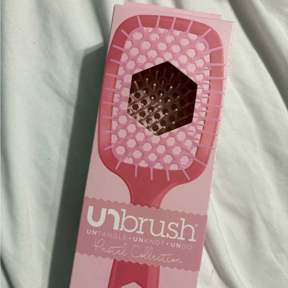 UNbrush Pink Detangling Hair Brush